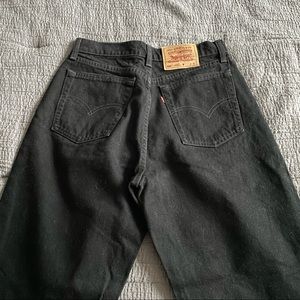 Vintage Levi’s 561 Loose Straight Leg True Black